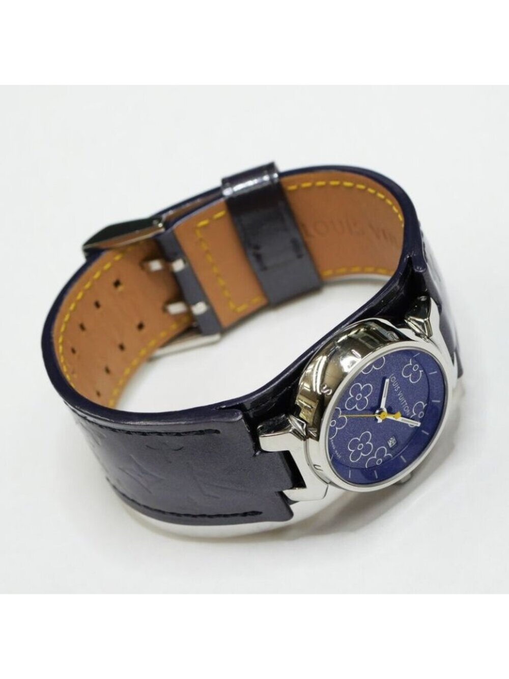 Louis Vuitton Brea PM Purple Dial Stainless Steel Quartz Watch - Picture 2 of 10